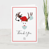 Christmas Healthcare Corporate Logo Dank u Feestdagen Kaart (Voorkant)