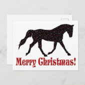 Christmas Heart Horse Briefkaart (Voorkant / Achterkant)