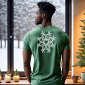 Christmas Heart Snowflake Ornate Classic T-shirt