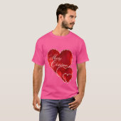 Christmas Hearts jongen T-shirt (Voorkant volledig)