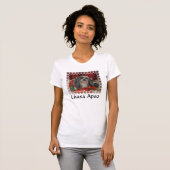 Christmas Hearts Lhasa Apso T-shirt (Voorkant volledig)