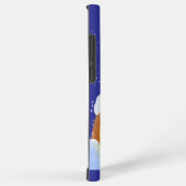 Christmas hedgehog and Christmas tree Samsung Galaxy Hoesje (Rechterkant)