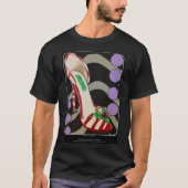 'Christmas Heel 2023' Schilderij op een T-shirt (Voorkant)