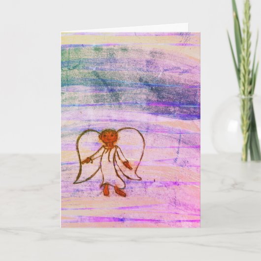 Christmas Herald Angel Zingt Kaart (Voorkant)