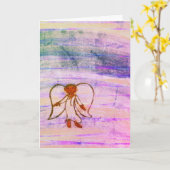 Christmas Herald Angel Zingt Kaart (Gele Bloem)