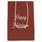 Christmas Hereford Cow and Calf Medium Cadeauzakje (Achterkant)