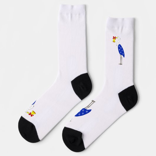 Christmas Heron Crew Socks Sokken (Links)