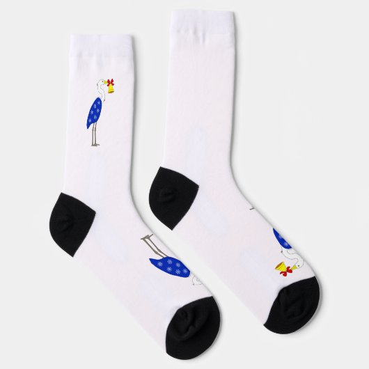Christmas Heron Crew Socks Sokken (Rechts)