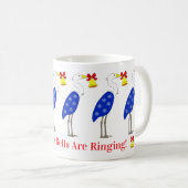 Christmas Herons Mug Koffiemok (Voorkant rechts)
