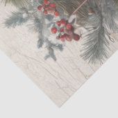 Christmas Highland Koe  krans ontkoppeling Tissuepapier (Detail)