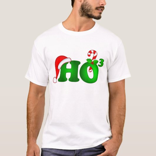 Christmas HO3 Mannen basic T-shirt (Voorkant)