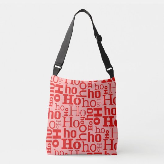 Christmas Ho ho ho ho Crossbody Tas (Voorkant)