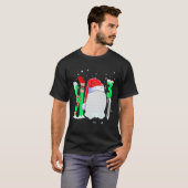 Christmas Ho Ho X 3 Golf Holiday Santa Hat Xmas T-shirt (Voorkant volledig)