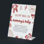Christmas Hoe groot is haar buik Baby shower spel Reclamebord Met Voetstuk<br><div class="desc">Christmas Hoe groot is haar buik Baby shower spel</div>