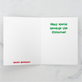 Christmas Holiday Autism awareness greeting card Kaart (Binnen)