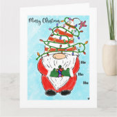 Christmas Holiday Autism awareness greeting card Kaart (Voorkant)