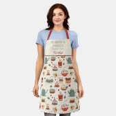 Christmas Holiday Baking Crew Custom Name Schort (Gedragen)