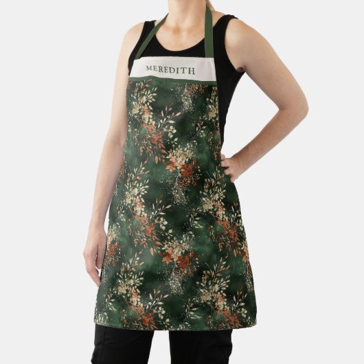 Christmas Holiday Botanical Personalized Schort (Insitu)