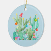 Christmas Holiday Cactus Southwest Desert Keramisch Ornament (Links)