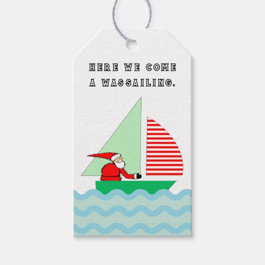 Christmas Holiday Cadeaulabel (Voorkant)