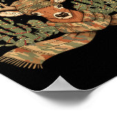 Christmas Holiday Camo Hunting Reindeer Deer Xmas Poster (Hoek)