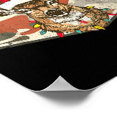 Christmas Holiday Camo Hunting Reindeer Deer Xmas  Poster (Hoek)