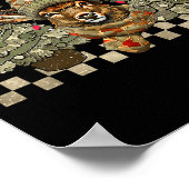 Christmas Holiday Camo Hunting Reindeer Deer Xmas  Poster (Hoek)