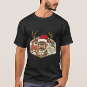 Christmas Holiday Camo Hunting Reindeer Deer Xmas T-shirt (Voorkant)