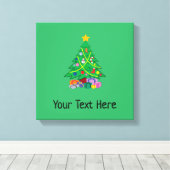 Christmas Holiday Canvas Afdruk (Insitu (Houten vloer))