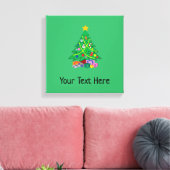 Christmas Holiday Canvas Afdruk (Insitu (Woonkamer))