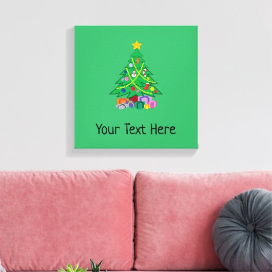 Christmas Holiday Canvas Afdruk (Insitu (Woonkamer))