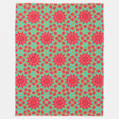 Christmas Holiday Charm Pattern Fleece Deken (Voorkant)