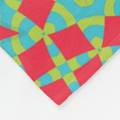 Christmas Holiday Charm Pattern Fleece Deken (Hoek)