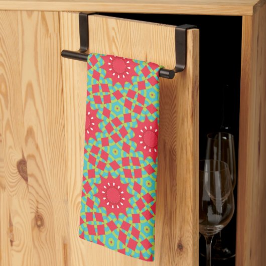 Christmas Holiday Charm Pattern  Theedoek (Derde Gevouwen)