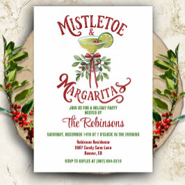 Christmas Holiday Cocktail Party Invitation Kaart