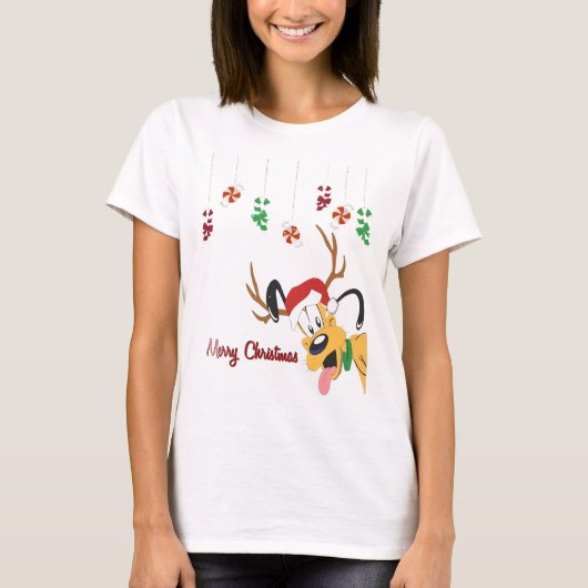 Christmas Holiday Cute Candy Peppermint T-Shirt (Voorkant)