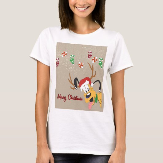 Christmas Holiday Cute Candy Peppermint T-Shirt (Voorkant)