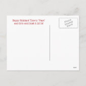 Christmas Holiday Cute Kitten Cat in Bubble Bath  Feestdagenkaart (Achterkant)