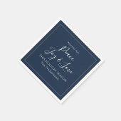 Christmas Holiday Elegant Peace Joy Love Simple Servet (Hoek)