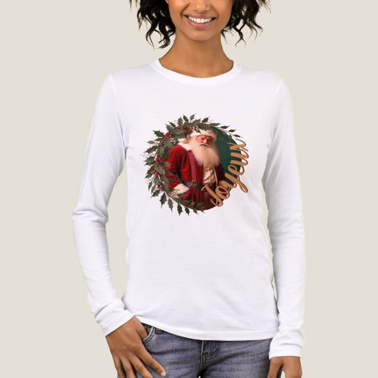 Christmas Holiday Fashions Tri-Blend Shirt (Voorkant volledig)