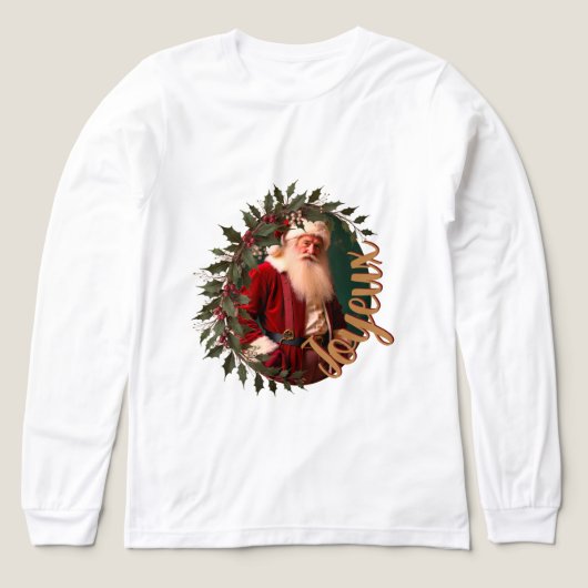 Christmas Holiday Fashions Tri-Blend Shirt (Voorkant)