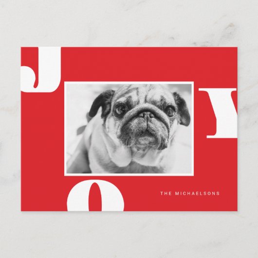 CHRISTMAS HOLIDAY FOTO | Kerstfeest Briefkaart (Voorkant)