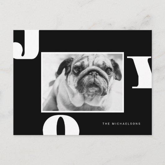 CHRISTMAS HOLIDAY FOTO | Kerstfeest Briefkaart (Voorkant)