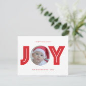 CHRISTMAS HOLIDAY FOTO | Kerstfeest Feestdagenkaart (Staand voorkant)