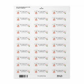 Christmas Holiday Gift  Address Label (Full Sheet)