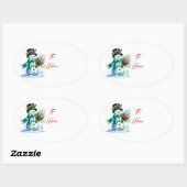 Christmas Holiday Gift Tag Sticker (Vel)
