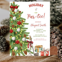 Christmas Holiday Golf Partee