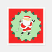Christmas Holiday Golf Party Servet (Voorkant)