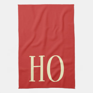 CHRISTMAS HOLIDAY GRAPHIC HO KITCHEN DISH TOWEL THEEDOEK