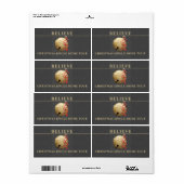 CHRISTMAS HOLIDAY JINGLE BELL ETIKET (Full Sheet)